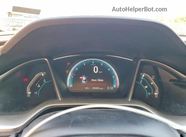 2HGFC2F70GH520479 2016 HONDA CIVIC Silver ხელსაწყოთა პანელის ხედი