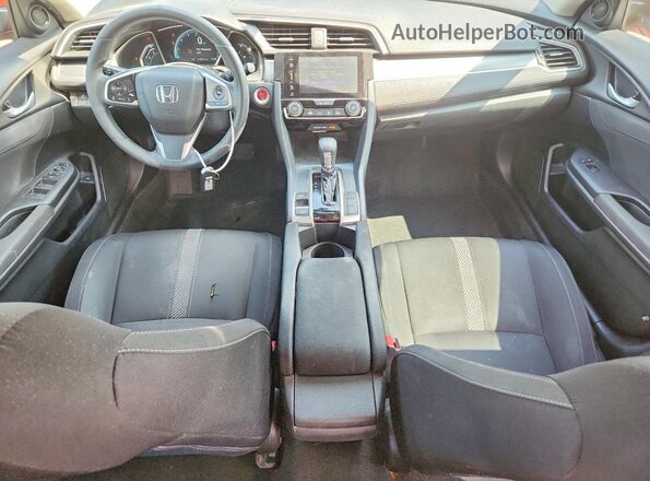 2HGFC2F70HH527899 2017 HONDA CIVIC Red Вид панелі приладів