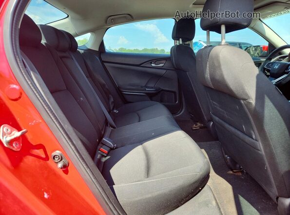 2HGFC2F70HH527899 2017 HONDA CIVIC Red Вид задніх сидінь