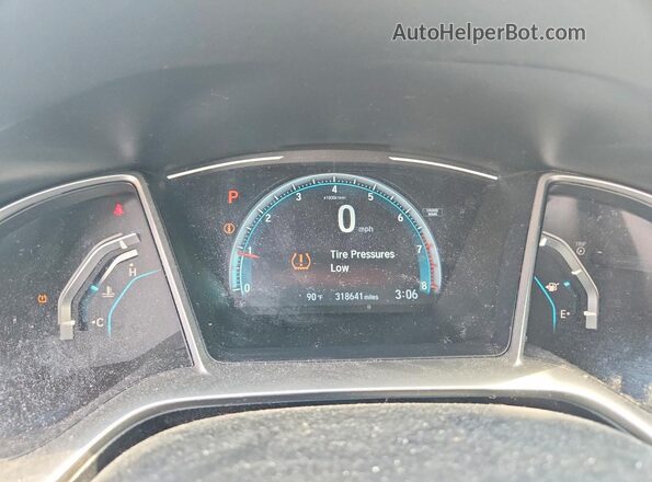 2HGFC2F70HH527899 2017 HONDA CIVIC Red Вид щитка приладів