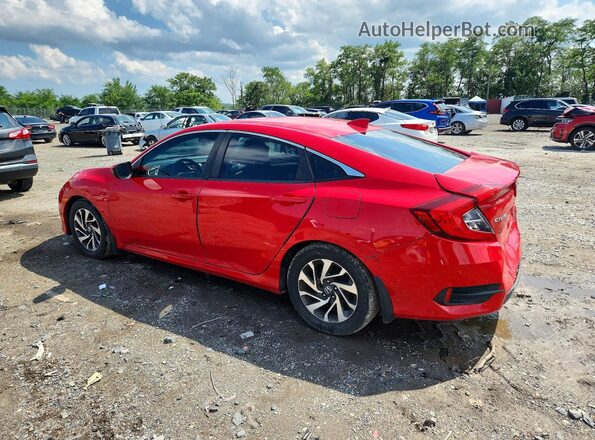 2HGFC2F70HH527899 2017 HONDA CIVIC Red Задня ліва чверть