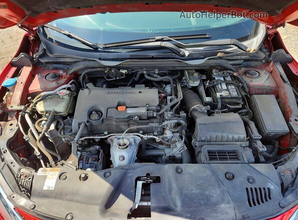 2HGFC2F70HH527899 2017 HONDA CIVIC Red Вид задньої частини салону