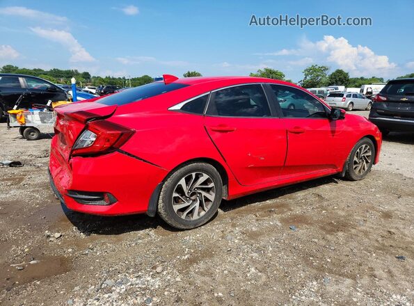 2HGFC2F70HH527899 2017 HONDA CIVIC Red Задня права чверть