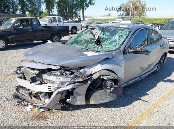 2HGFC2F70HH530303 2017 HONDA CIVIC Серый Вид спереди