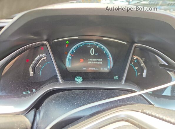 2HGFC2F70HH553032 2017 HONDA CIVIC White Instrument cluster view
