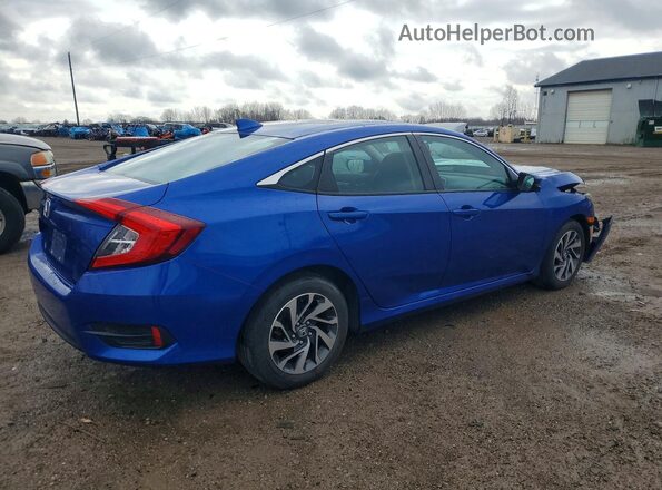 2HGFC2F70JH558981 2018 HONDA CIVIC Blue უკანა მარჯვენა