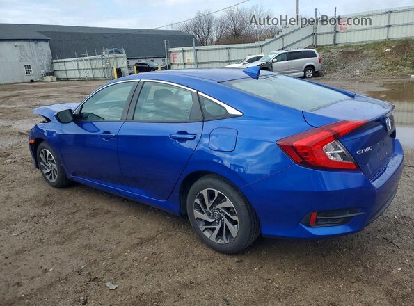 2HGFC2F70JH558981 2018 HONDA CIVIC Blue უკანა მარცხენა
