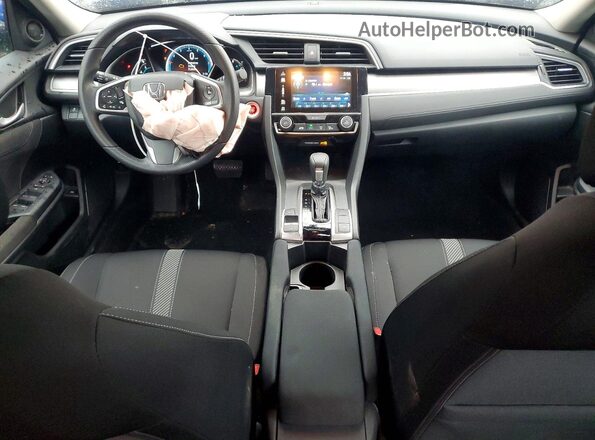 2HGFC2F70JH558981 2018 HONDA CIVIC Blue წინა პანელის ხედი