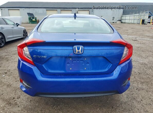 2HGFC2F70JH558981 2018 HONDA CIVIC Blue უკანა ხედი