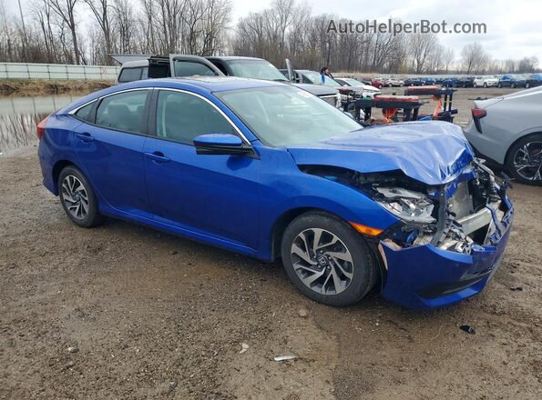 2HGFC2F70JH558981 2018 HONDA CIVIC Blue წინა მარჯვენა