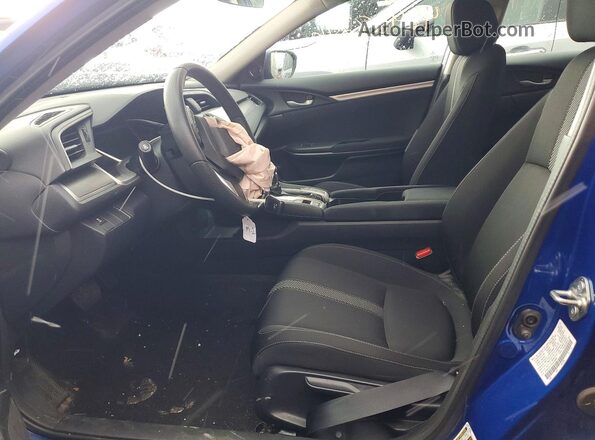 2HGFC2F70JH558981 2018 HONDA CIVIC Blue წინა სალონის ხედი