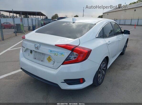 2HGFC2F70JH576283 2018 HONDA CIVIC White Задня права чверть