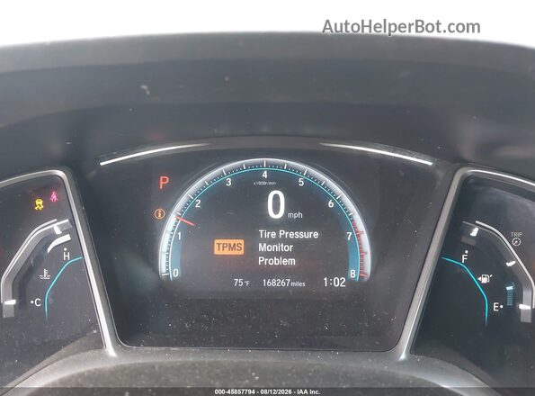 2HGFC2F70JH576283 2018 HONDA CIVIC White Вид задніх сидінь