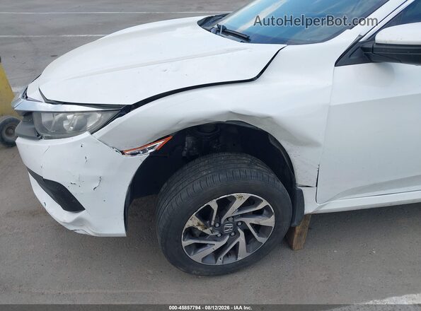 2HGFC2F70JH576283 2018 HONDA CIVIC White Вид щитка приладів