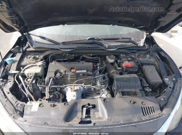 2HGFC2F70JH596257 2018 HONDA CIVIC Black Widok z tyłu