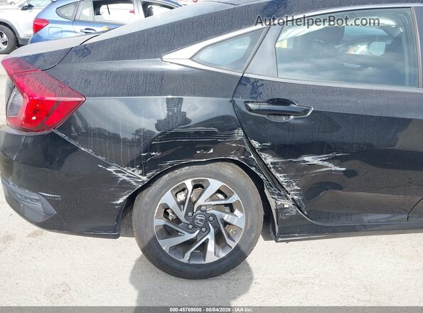 2HGFC2F70JH596257 2018 HONDA CIVIC Black Widok z przodu