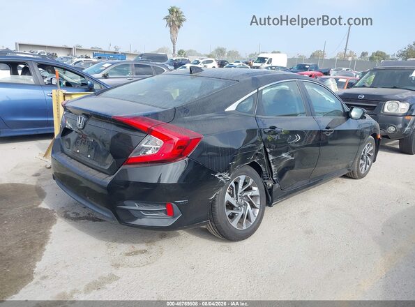 2HGFC2F70JH596257 2018 HONDA CIVIC Black Tył prawy