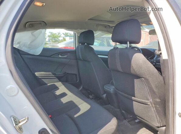 2HGFC2F70KH025708 2019 HONDA CIVIC White Rear seats view