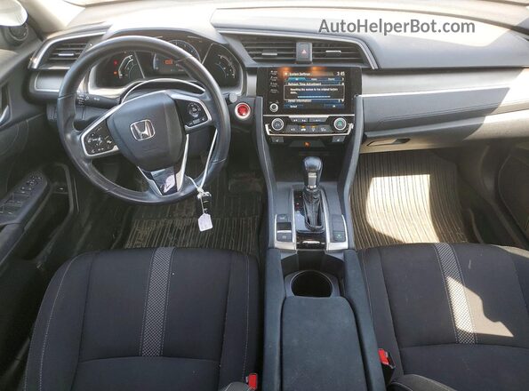 2HGFC2F70KH025708 2019 HONDA CIVIC White Dashboard view