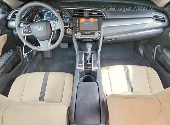 2HGFC2F71GH517333 2016 HONDA CIVIC White Vista del salpicadero