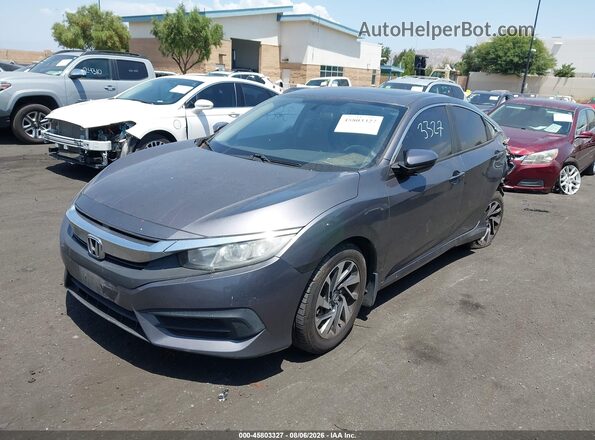 2HGFC2F71HH521318 2017 HONDA CIVIC Gray Przód lewy