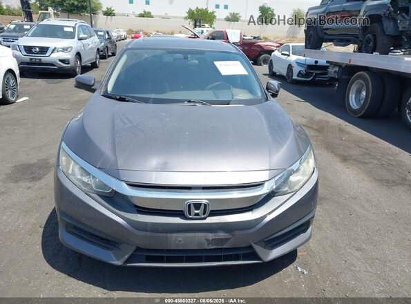 2HGFC2F71HH521318 2017 HONDA CIVIC Gray Widok wnętrza z tyłu