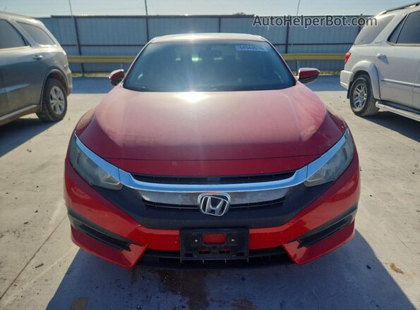 2HGFC2F71JH510633 2018 HONDA CIVIC Red Front view
