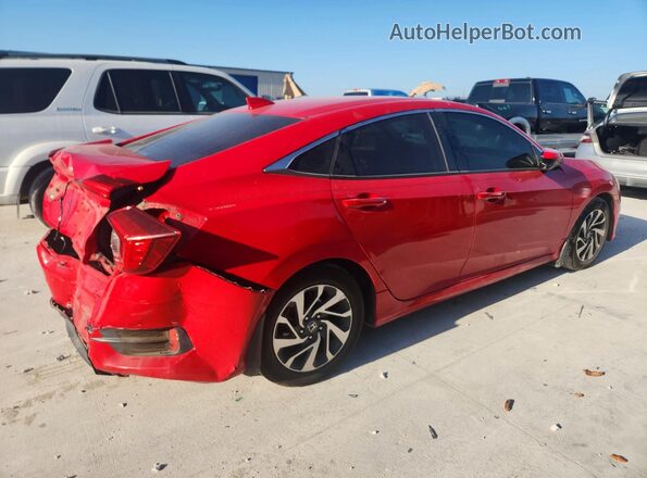 2HGFC2F71JH510633 2018 HONDA CIVIC Red Rear right