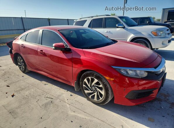 2HGFC2F71JH510633 2018 HONDA CIVIC Red Front right