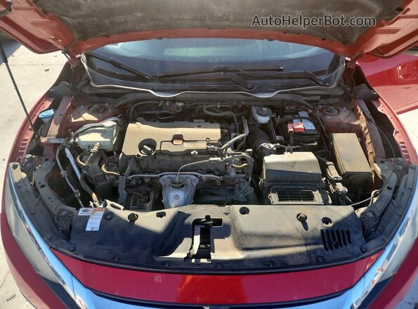 2HGFC2F71JH510633 2018 HONDA CIVIC Red Rear interior view