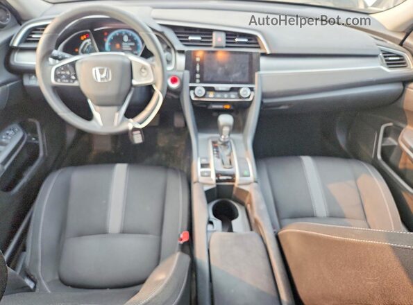 2HGFC2F71JH518411 2018 HONDA CIVIC White Вид панелі приладів