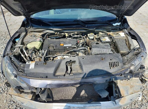 2HGFC2F72HH524518 2017 HONDA CIVIC Gray უკანა სალონის ხედი