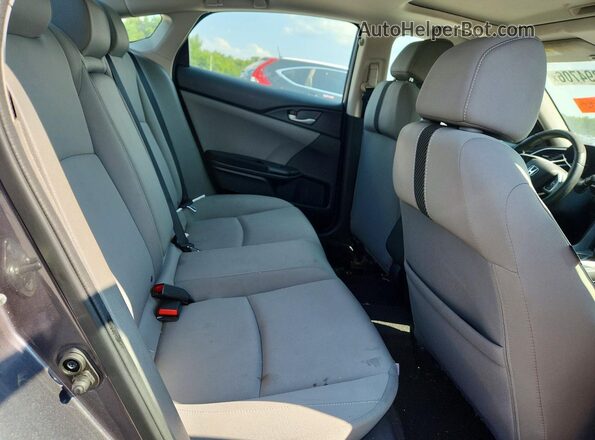 2HGFC2F72HH524518 2017 HONDA CIVIC Gray უკანა სავარძლების ხედი