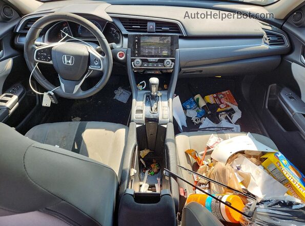2HGFC2F72HH524518 2017 HONDA CIVIC Gray წინა პანელის ხედი