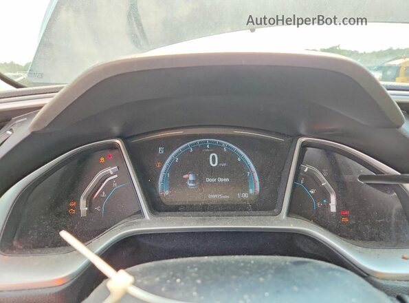 2HGFC2F72HH524518 2017 HONDA CIVIC Gray ხელსაწყოთა პანელის ხედი