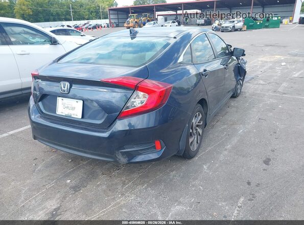 2HGFC2F72JH505313 2018 HONDA CIVIC Blue Հետևի աջ