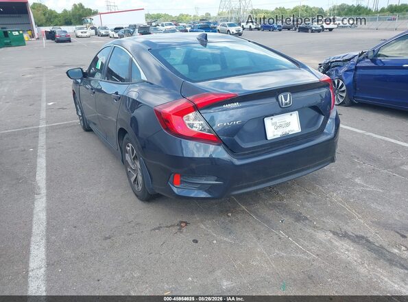 2HGFC2F72JH505313 2018 HONDA CIVIC Blue Հետևի ձախ