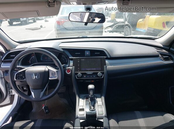 2HGFC2F72JH515551 2018 HONDA CIVIC White Instrument cluster view