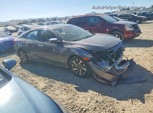 2HGFC2F72JH545441 2018 HONDA CIVIC Gray Przód prawy