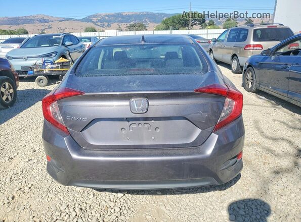 2HGFC2F72JH545441 2018 HONDA CIVIC Gray Widok z tyłu