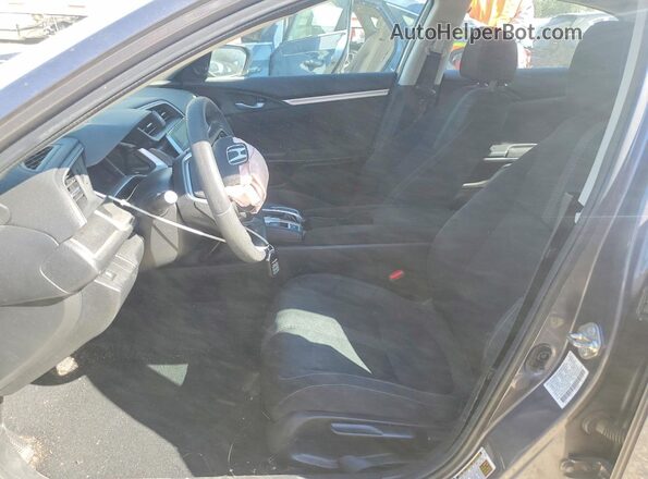 2HGFC2F72JH545441 2018 HONDA CIVIC Gray Widok wnętrza z przodu
