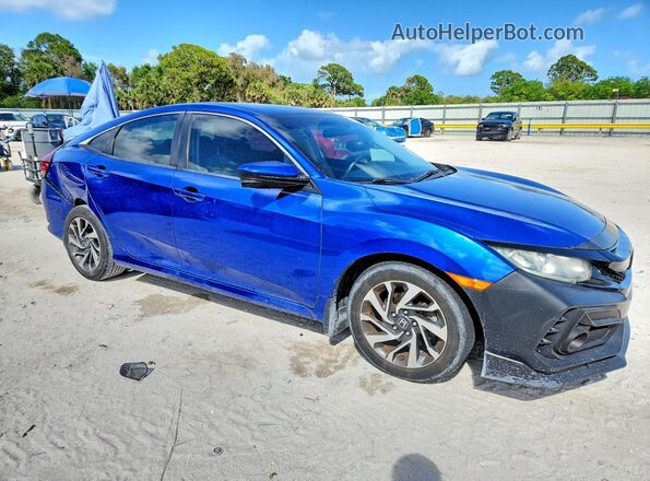 2HGFC2F72JH600857 2018 HONDA CIVIC Blue Առջևի աջ
