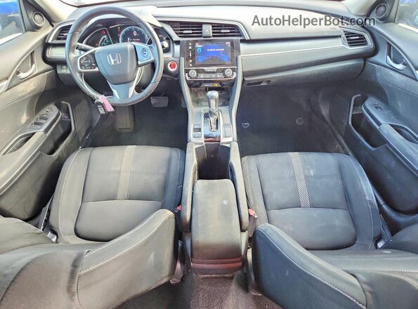 2HGFC2F72JH600857 2018 HONDA CIVIC Blue Առջևի վահանակի տեսք