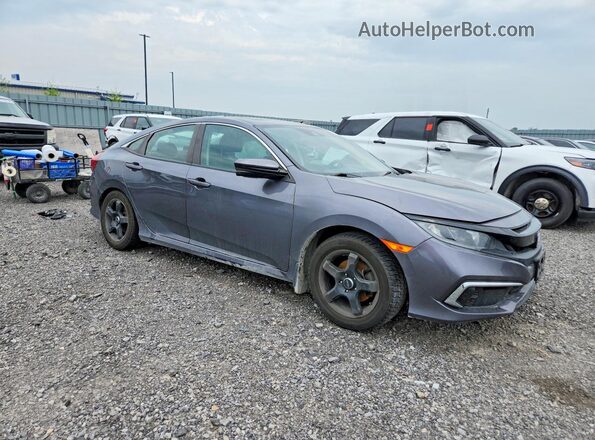 2HGFC2F72KH033485 2019 HONDA CIVIC Gray Передня права чверть