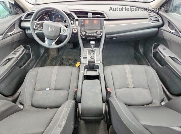 2HGFC2F72KH033485 2019 HONDA CIVIC Gray Вид панелі приладів