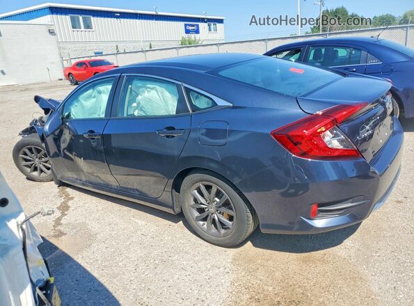 2HGFC2F72LH034024 2020 HONDA CIVIC Blue Հետևի ձախ