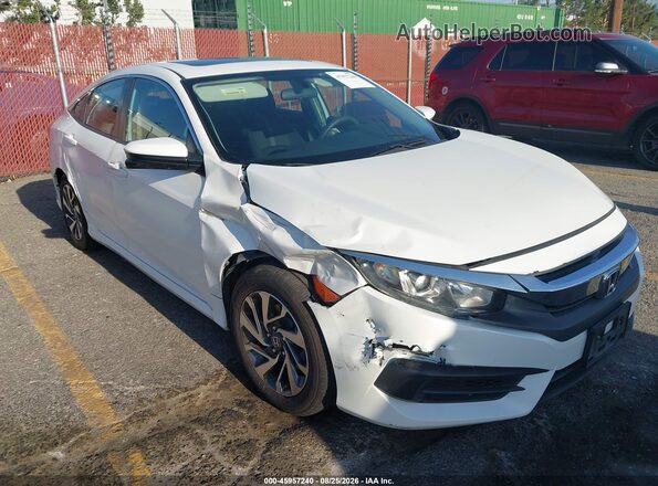 2HGFC2F73GH571376 2016 HONDA CIVIC White Դիմացի տեսք