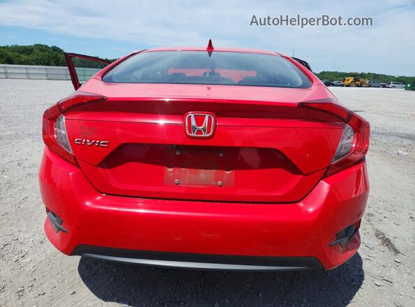 2HGFC2F73HH502480 2017 HONDA CIVIC Red Widok z tyłu