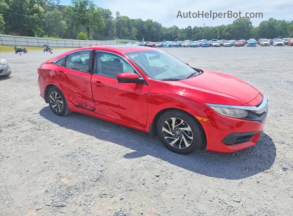 2HGFC2F73HH502480 2017 HONDA CIVIC Red Przód prawy