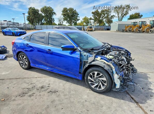2HGFC2F73HH513558 2017 HONDA CIVIC Blue Front right
